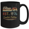 48 Year Old Vintage 1974 Limited Edition 48th Birthday Mug Coffee Mug | Teecentury.com