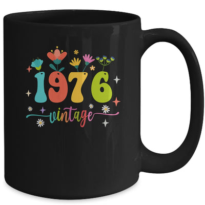 47 Years Old Vintage 1976 47th Birthday Tee Wildflower Mug | teecentury