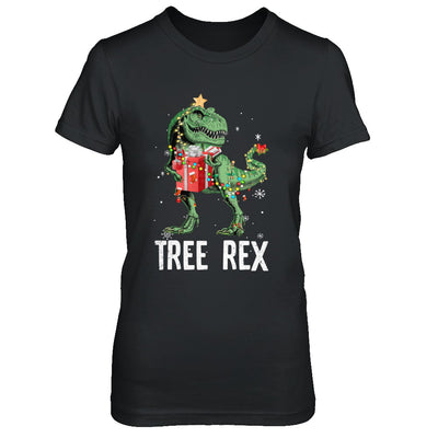 Christmas Tree For Kids Boys T Rex Dinosaur Xmas Gifts T-Shirt & Sweatshirt | Teecentury.com