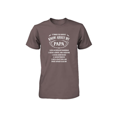 5 Things You Should Know About My Papa Youth Youth Shirt | Teecentury.com