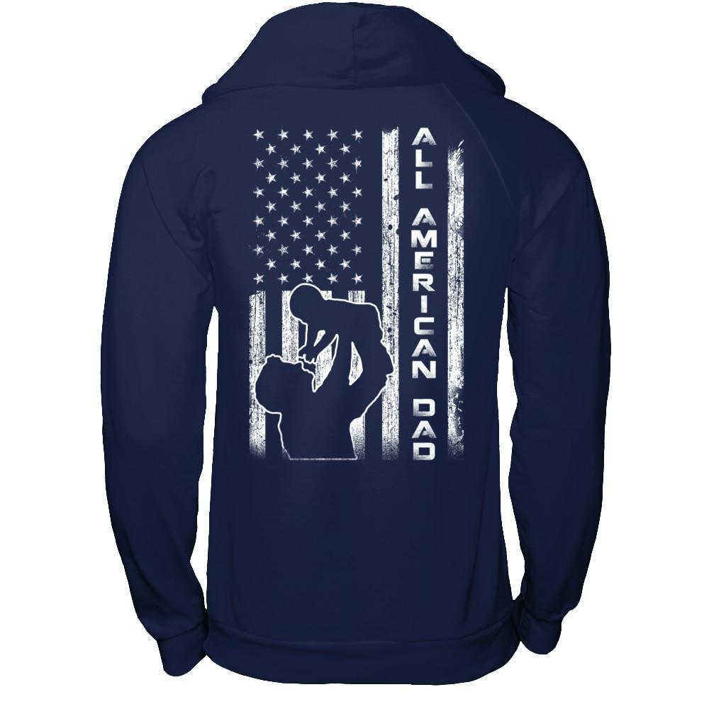 All American Dad Flag T-Shirt & Hoodie | Teecentury.com