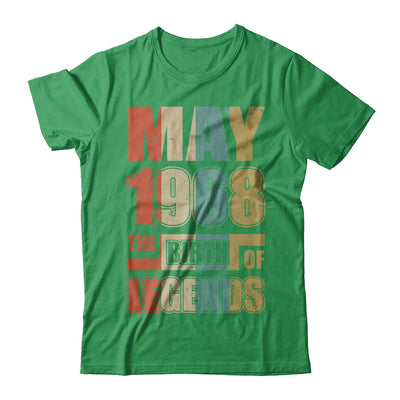 Vintage Retro May 1968 Birth Of Legends 54th Birthday T-Shirt & Hoodie | Teecentury.com