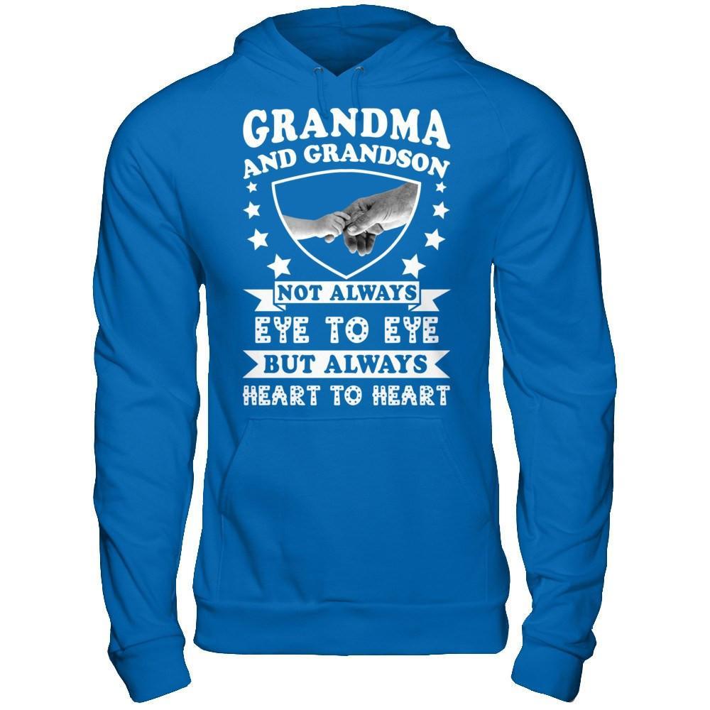 Grandma And Grandson Not Always Eye To Eye T-Shirt & Hoodie | Teecentury.com