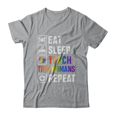 Eat Sleep Teach Tiny Humans Repeat Mommy T-Shirt & Hoodie | Teecentury.com