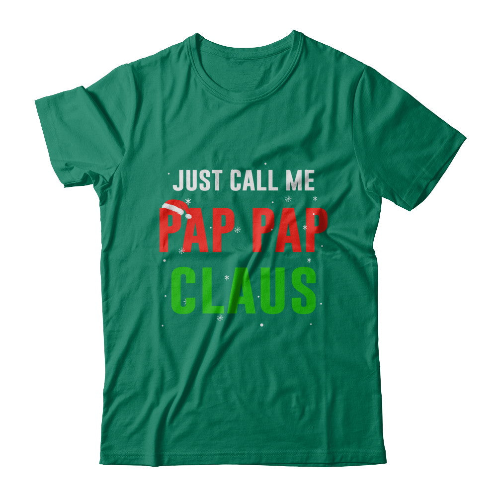 Santa Pap Pap Claus Matching Family Christmas Pajamas T-Shirt & Sweatshirt | Teecentury.com