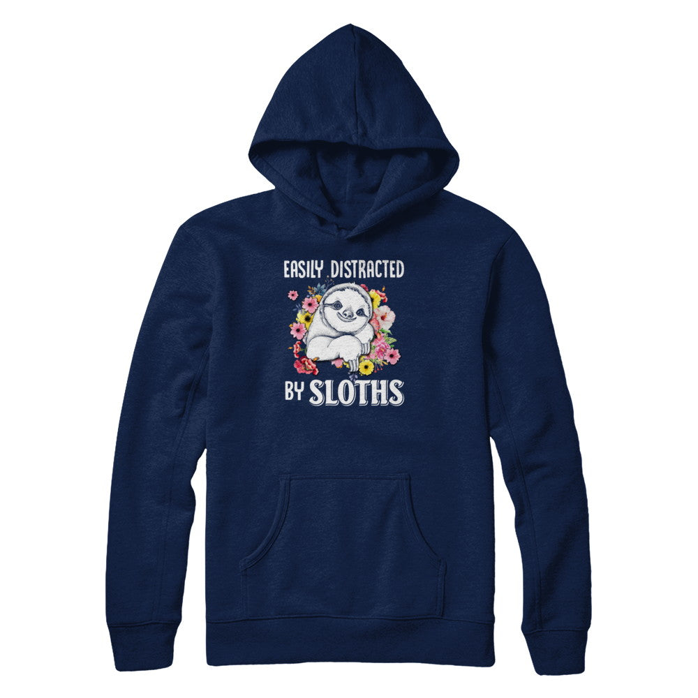 Easily Distracted By Sloths T-Shirt & Tank Top | Teecentury.com