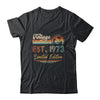 49 Year Old Vintage 1973 Limited Edition 49th Birthday T-Shirt & Hoodie | Teecentury.com
