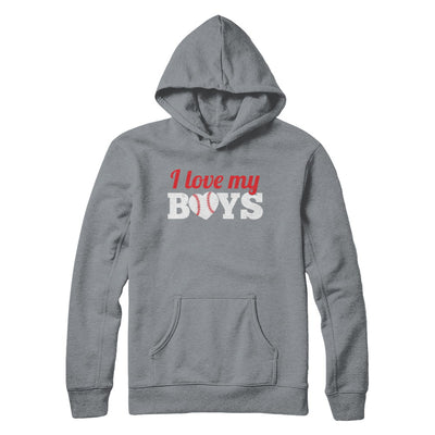 Love My Boys Mom And Dad Baseball T-Shirt & Hoodie | Teecentury.com