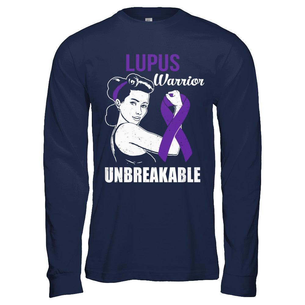 Lupus Warrior Unbreakable Lupus Awareness T-Shirt & Hoodie | Teecentury.com