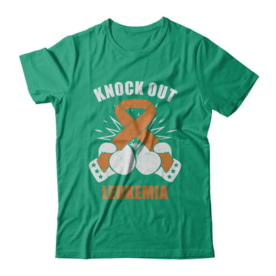 Boxing knock out Leukemia Awareness Support T-Shirt & Hoodie | Teecentury.com