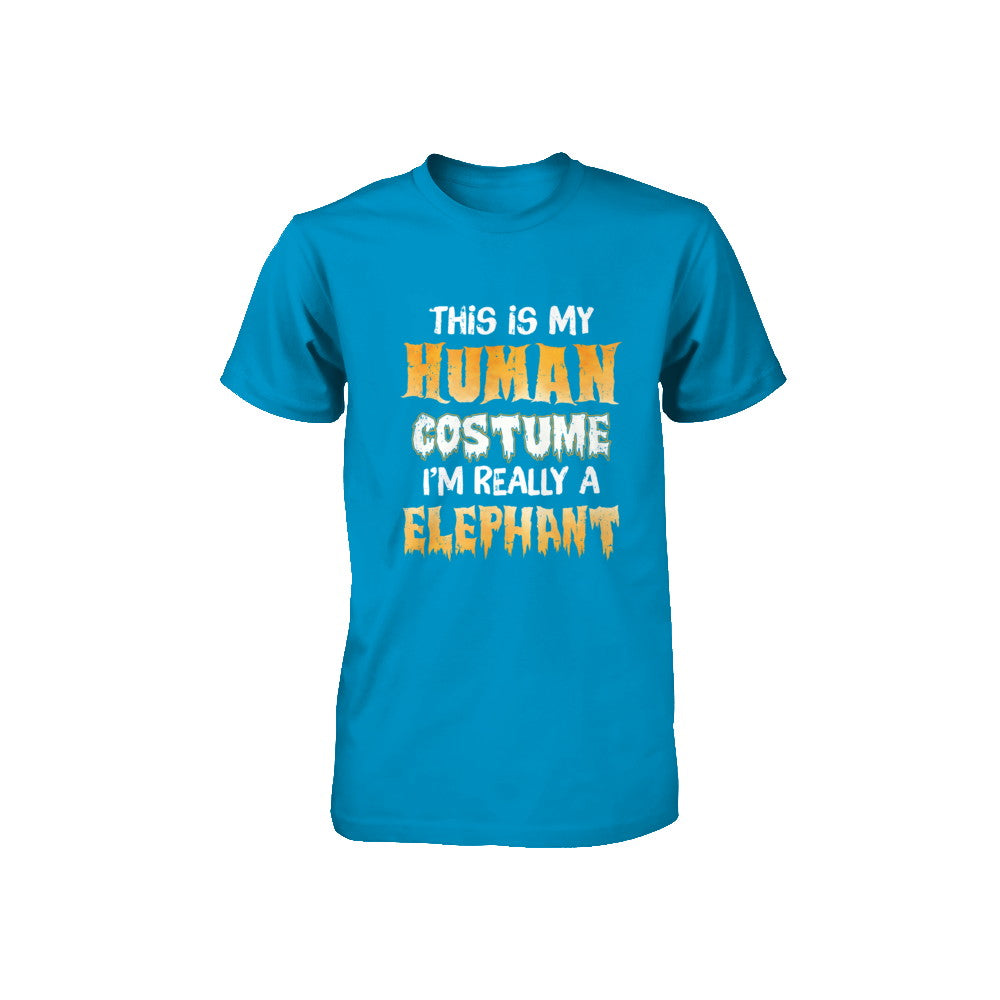 This Is My Human Costume Elephant Halloween Youth Youth Shirt | Teecentury.com