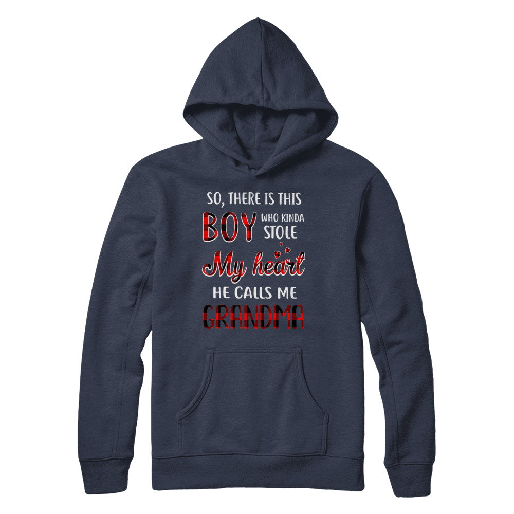 This Boy Who Kinda Stole My Heart He Calls Me Grandma T-Shirt & Hoodie | Teecentury.com