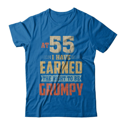 Vintage The Right To Be Grumpy 55th 1967 Birthday Gift T-Shirt & Hoodie | Teecentury.com