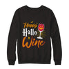 Happy Hallo Wine Funny Halloween T-Shirt & Sweatshirt | Teecentury.com