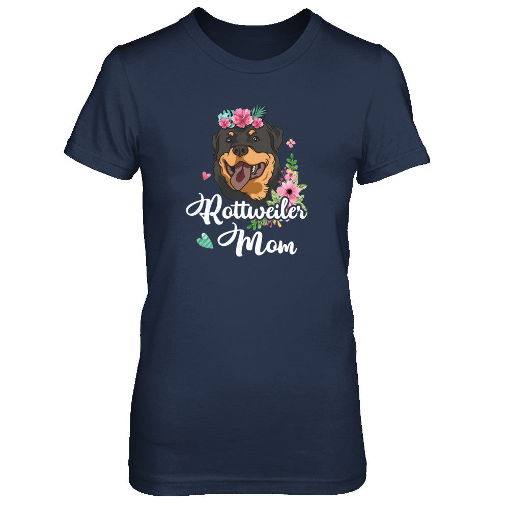 Rottweiler Mom Funny Dog Mom Gift Idea T-Shirt & Tank Top | Teecentury.com