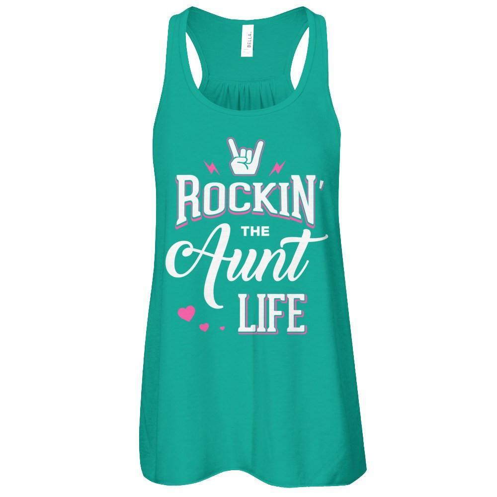 Rockin' The Aunt Life T-Shirt & Tank Top | Teecentury.com