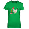 Vintage Chicken Merry Christmas Light Led T-Shirt & Hoodie | Teecentury.com
