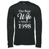 24th Married Together Anniversary Since 1998 Husband Wife T-Shirt & Hoodie | Teecentury.com