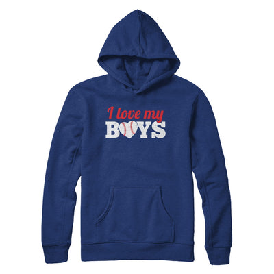 Love My Boys Mom And Dad Baseball T-Shirt & Hoodie | Teecentury.com