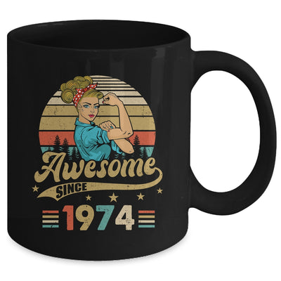 49 Year Old Awesome Since 1974 49th Birthday Women Mug | teecentury