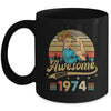 49 Year Old Awesome Since 1974 49th Birthday Women Mug | teecentury