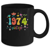 49 Years Old Vintage 1974 49th Birthday Tee Wildflower Mug | teecentury