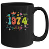 49 Years Old Vintage 1974 49th Birthday Tee Wildflower Mug | teecentury