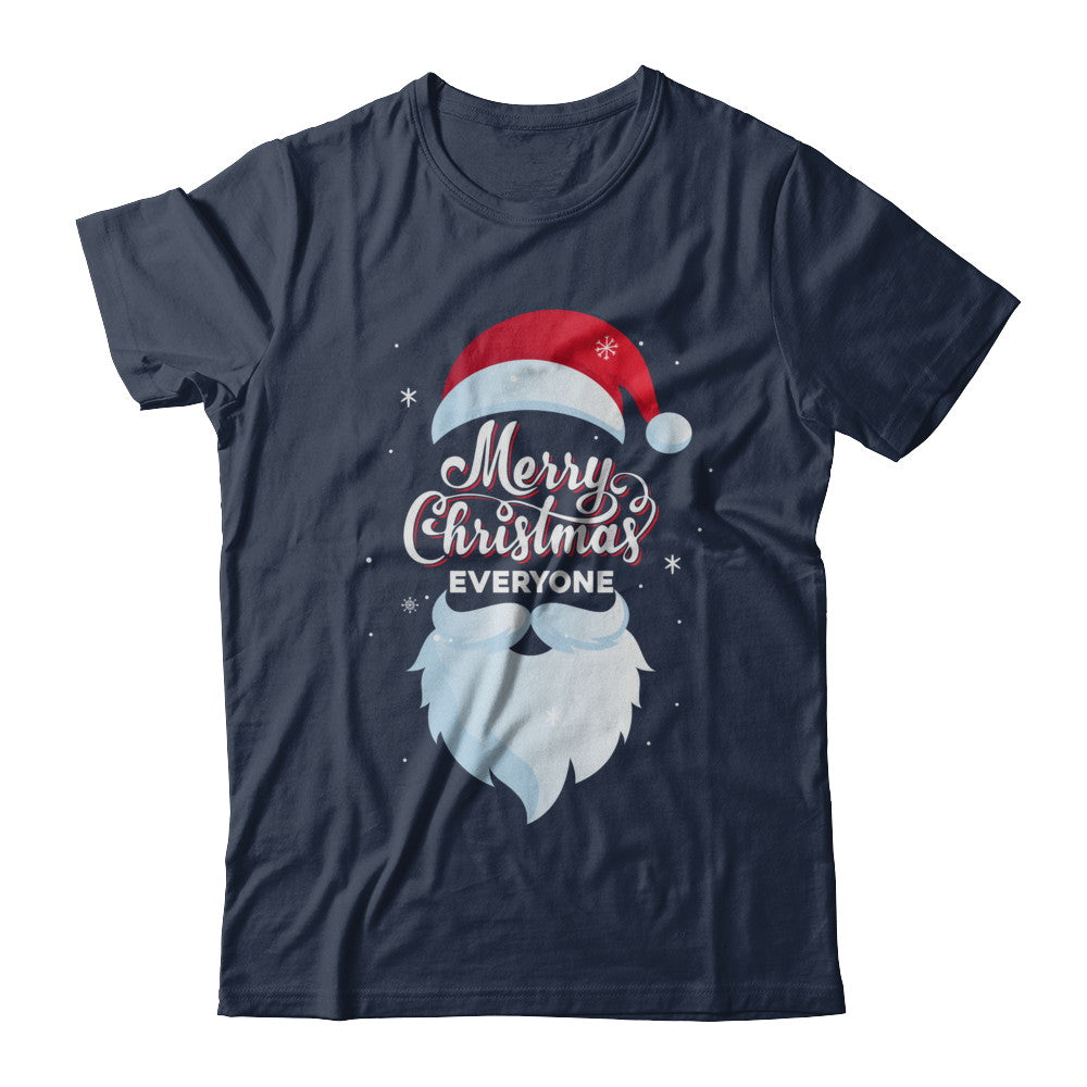Santa Claus Merry Christmas Everyone Message For Xmas T-Shirt & Sweatshirt | Teecentury.com