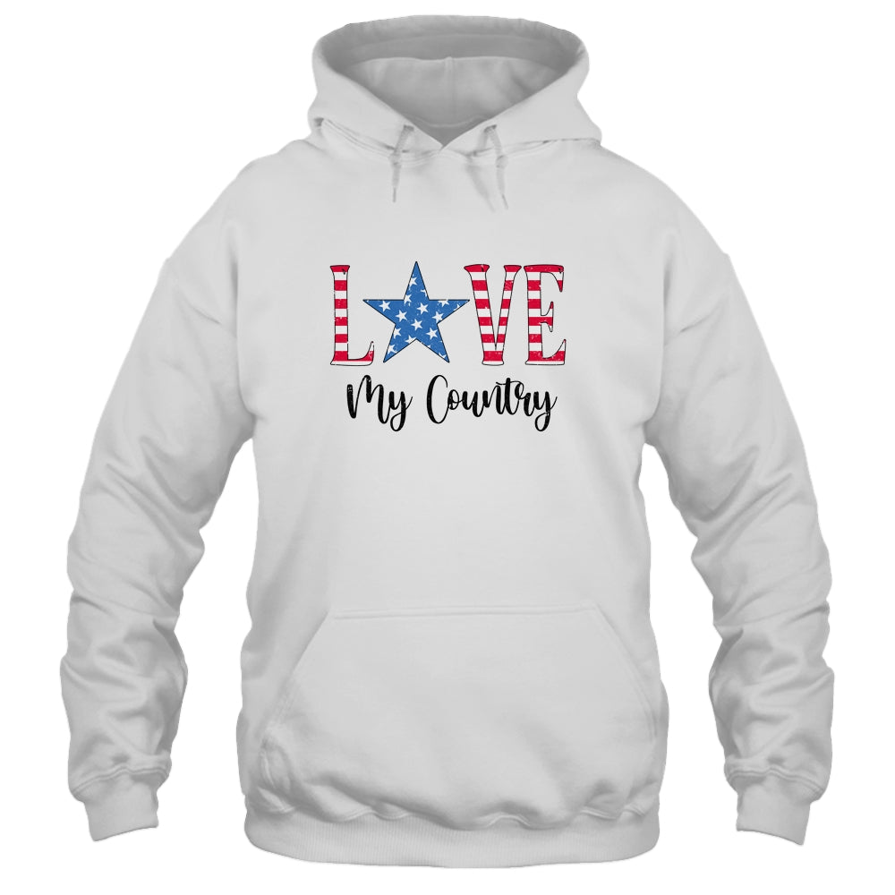 4Th Of July Independence Day Patriotic Love My Country T-Shirt & Tank Top | Teecentury.com
