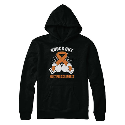 Boxing knock out Multiple Sclerosis Awareness Support T-Shirt & Hoodie | Teecentury.com