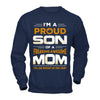 I'm A Proud Son Of A Freaking Awesome Mom T-Shirt & Hoodie | Teecentury.com