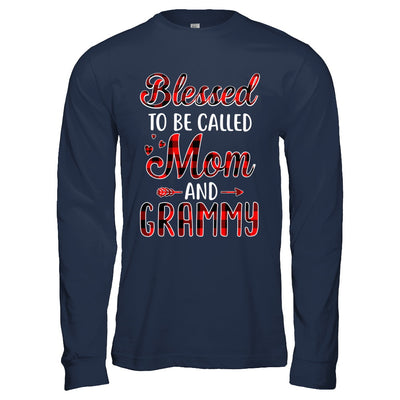 Red Buffalo Plaid Blessed To Be Called Mom And Grammy T-Shirt & Hoodie | Teecentury.com