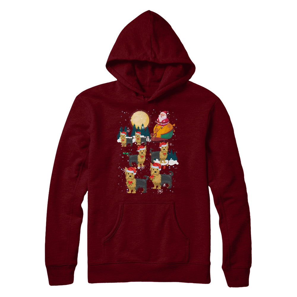Dog Reindeer Yorkie Christmas Gift T-Shirt & Sweatshirt | Teecentury.com