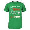 I'm Not Just Her Mom I'm Also Her Fan Volleyball Mom T-Shirt & Hoodie | Teecentury.com