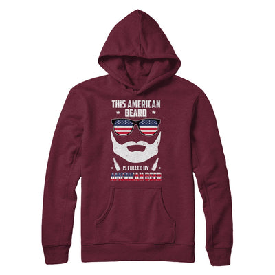 This American Beard Is Fueled By American Beer T-Shirt & Hoodie | Teecentury.com
