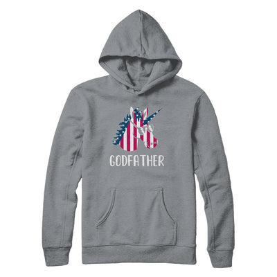 Patriotic Godfather Unicorn Americorn 4Th Of July T-Shirt & Hoodie | Teecentury.com