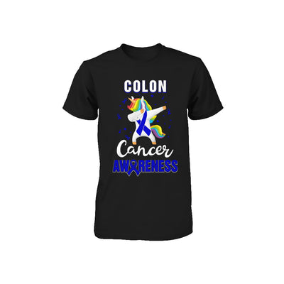 Inspirational Colon Cancer Awareness Unicorn Support Youth Youth Shirt | Teecentury.com
