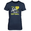 Just A Girl Who Loves Softball T-Shirt & Tank Top | Teecentury.com