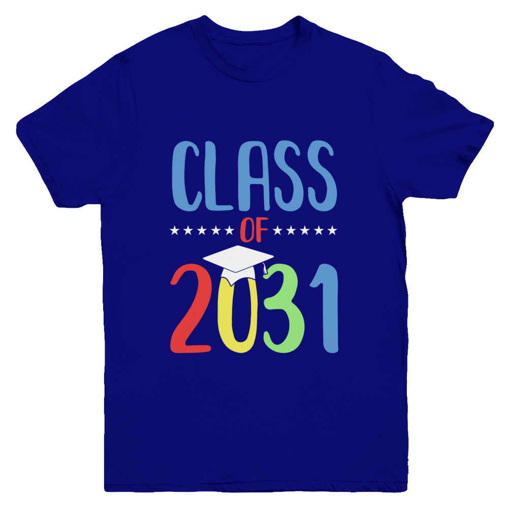 Grow With Me First Day Of School Class Of 2031 Youth Youth Shirt | Teecentury.com
