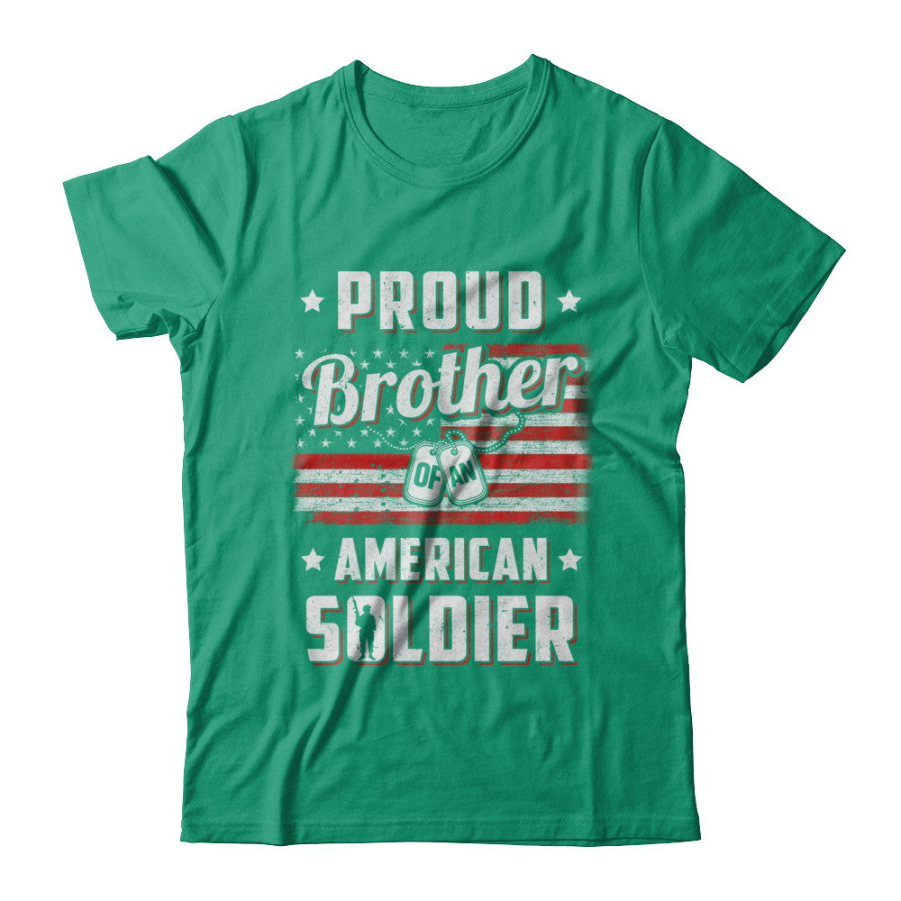 Proud Brother Of A Soldier Army Sister Veteran T-Shirt & Hoodie | Teecentury.com