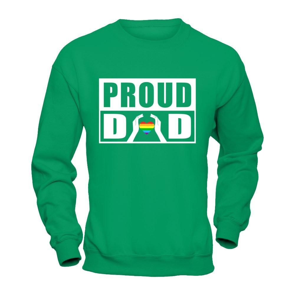 Proud Dad Lgbt Gay Lesbian Pride T-Shirt & Hoodie | Teecentury.com