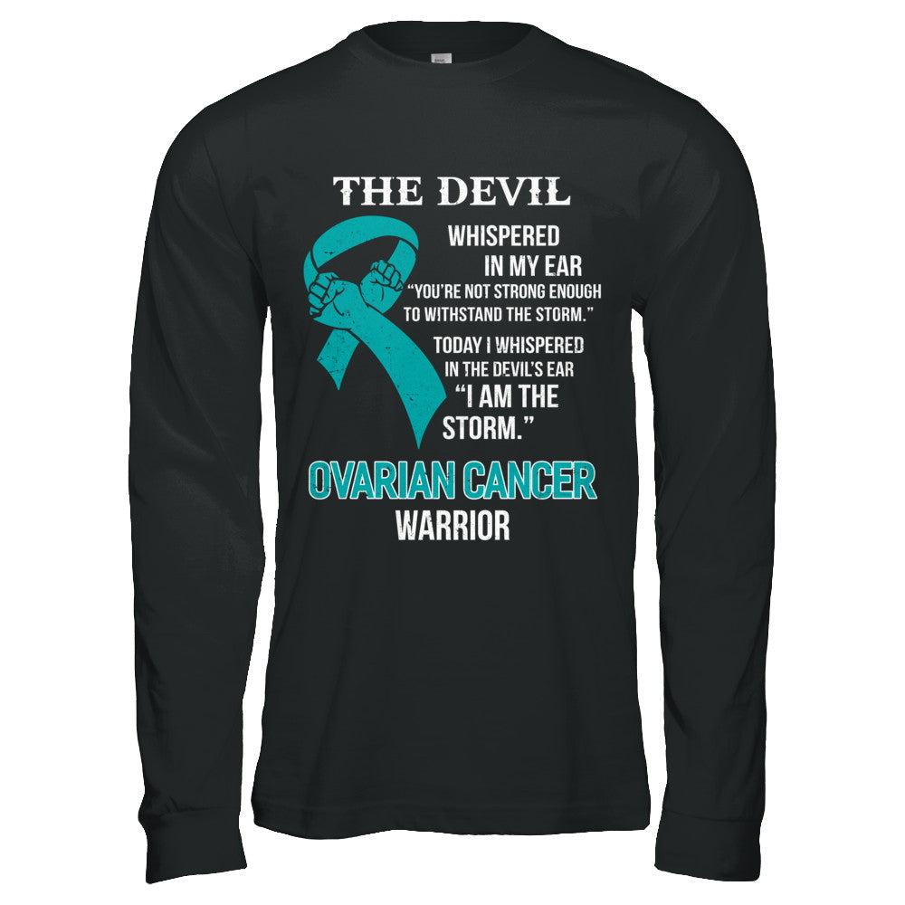 I Am The Storm Support Ovarian Cancer Warrior Gift T-Shirt & Hoodie | Teecentury.com