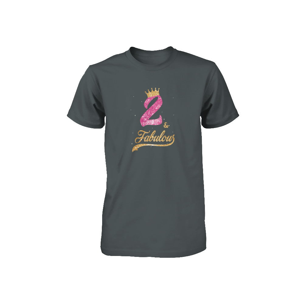 2Th And Fabulous Two Birthday Youth Youth Shirt | Teecentury.com