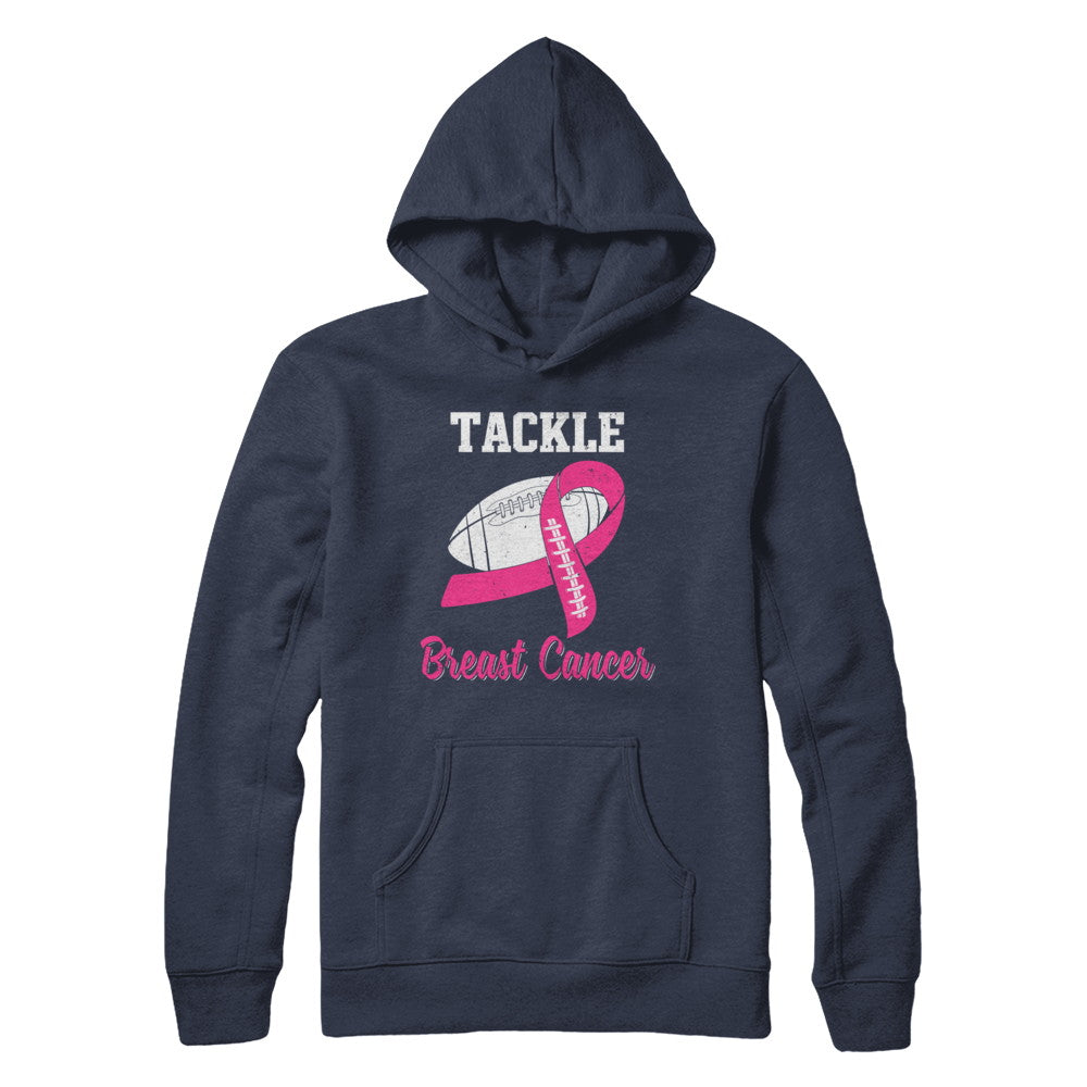 Football Survivor Tackle Pink Breast Cancer Awareness T-Shirt & Hoodie | Teecentury.com