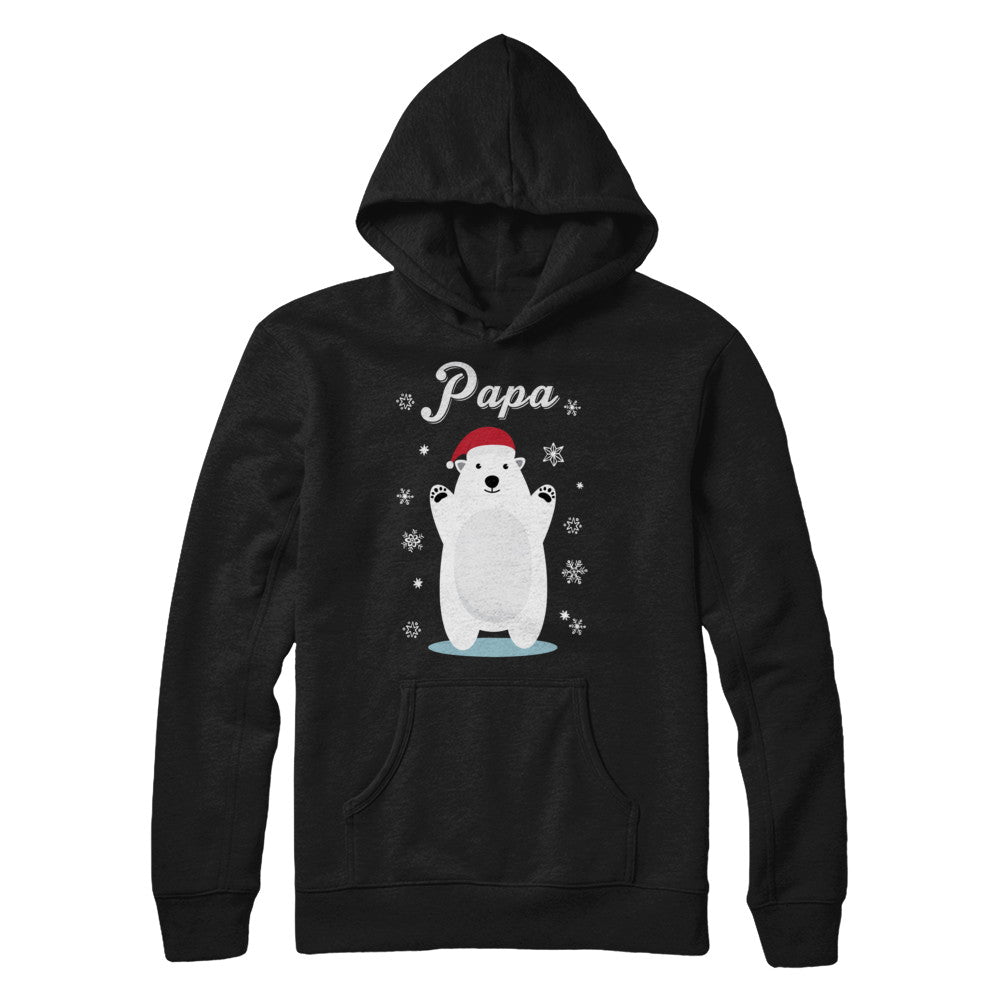 Papa Bear Christmas Santa Pajamas T-Shirt & Sweatshirt | Teecentury.com