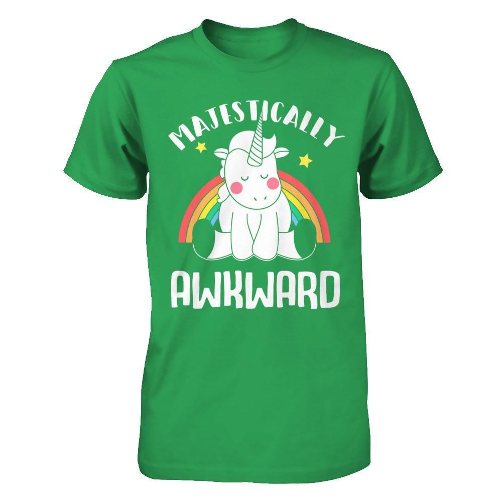 Unicorn Majestically Awkward T-Shirt & Hoodie | Teecentury.com