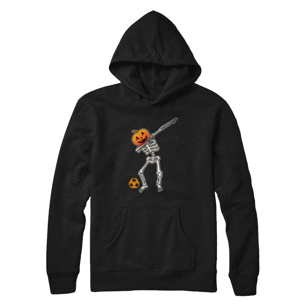 Halloween Dabbing Skeleton Soccer T-Shirt & Hoodie | Teecentury.com