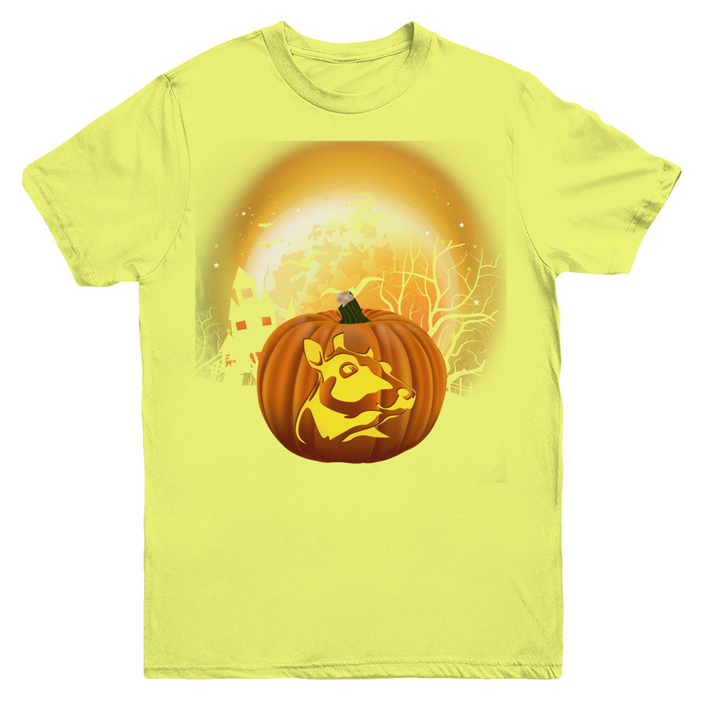 Pumpkin Cow Halloween Human Costume Youth Youth Shirt | Teecentury.com