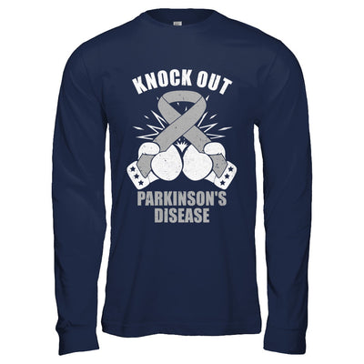 Boxing knock out Parkinson's Disease Awareness Support T-Shirt & Hoodie | Teecentury.com