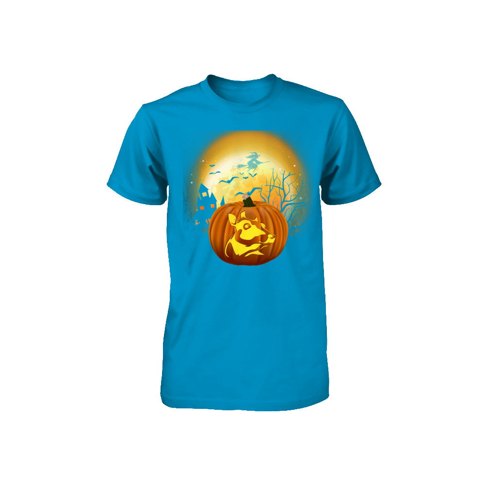 Pumpkin Cow Halloween Human Costume Youth Youth Shirt | Teecentury.com